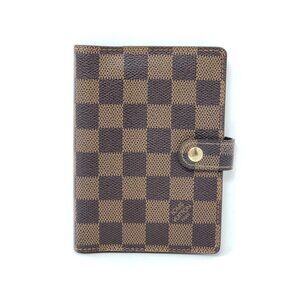 100% Authentic Louis Vuitton Agenda PM Damier Ebene Cover Case #0175